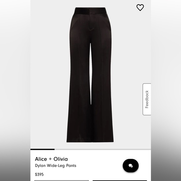 Alice + Olivia Dylan Wide Leg Pants - Silk - Picture 4 of 6